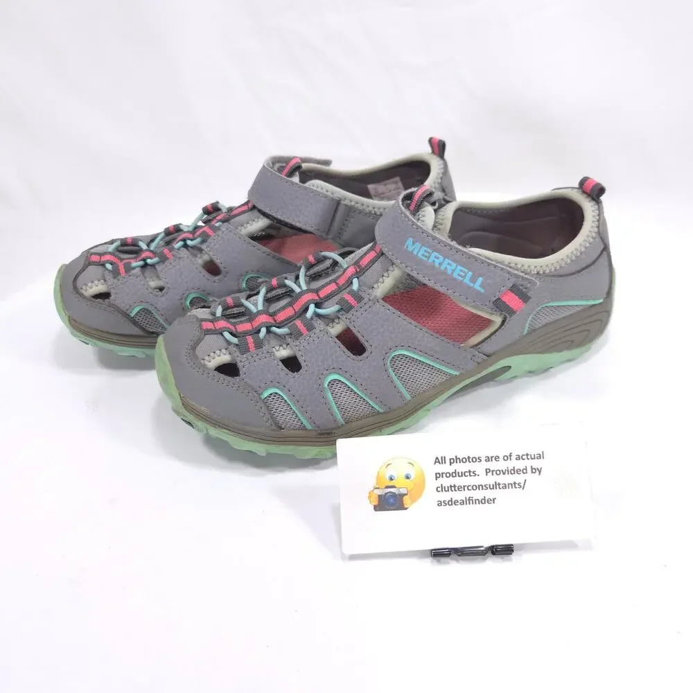 Merrell Hydro H2O Hiker Outdoor Hiking Youth Sandal Girls Size 4 MY57961 Gray